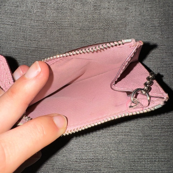 Pink Coach Wallet Keychain - Picture 3 of 3